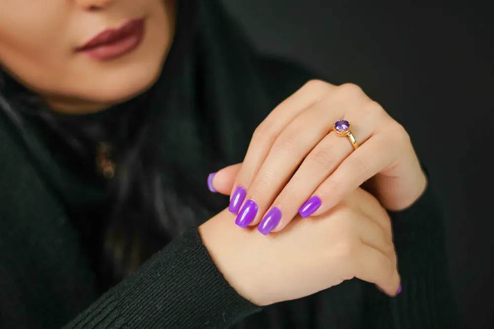 Freshly done manicure